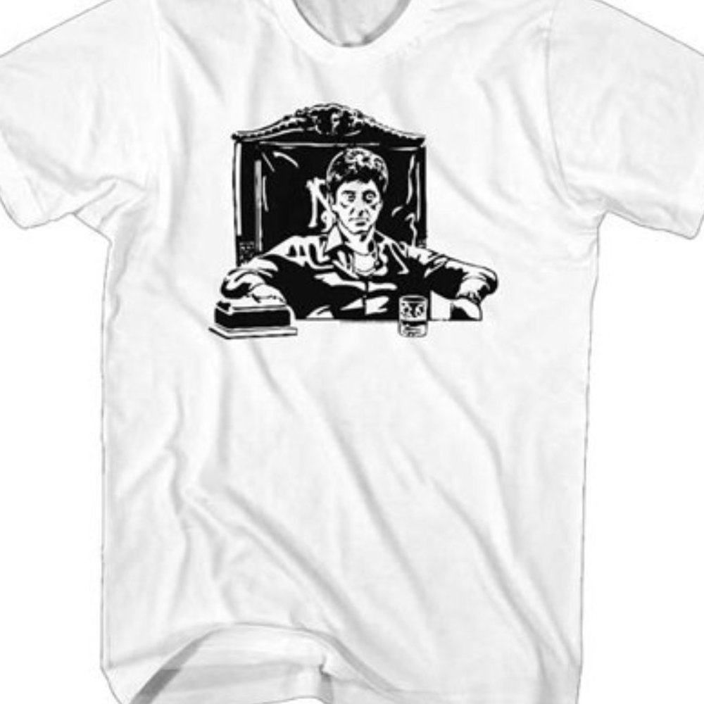 Tony Montana Scarface T shirt New Retro 90s Mafia Dope